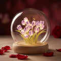 Mini Eternal Tulip Night Light - Luminous Glass Ball
